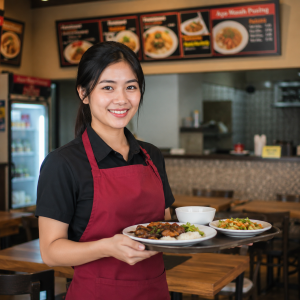 Karyawan makan