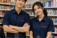 karyawan dan karyawati toko